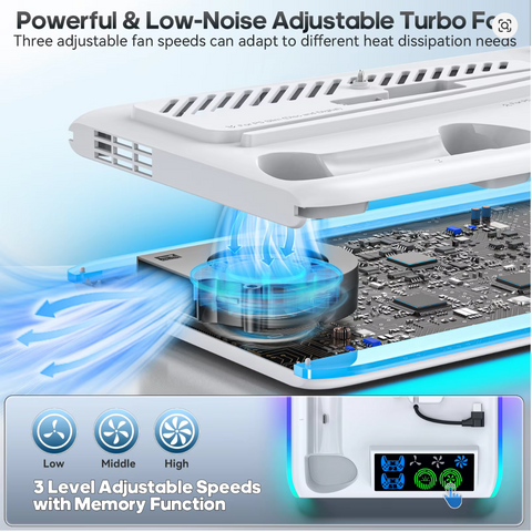 Game Stand For Sony PS5 Console Playstation Play Stations PS 5 Slim Pro Support Base Holder Cooler Fan RGB Gaming Accessories